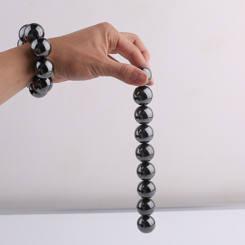 鐵氧體磁鐵球10顆包郵黑色25mm圓形磁鐵球益智趣味玩具保健巴克球